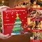 Tree Topper Projector, Snowflake Projector Tree Topper, Built-in 360° LED Rotating Lights with 4 Patterns Dynamic Projection for Xmas Tree Decoration